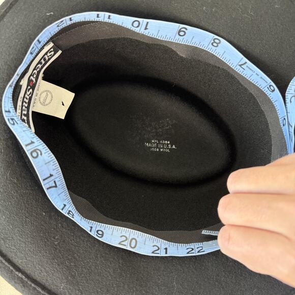 Vintage Street Smart by Betmar Fedora Hat 100% Wool Felt Women's Made in USA - Picture 8 of 15